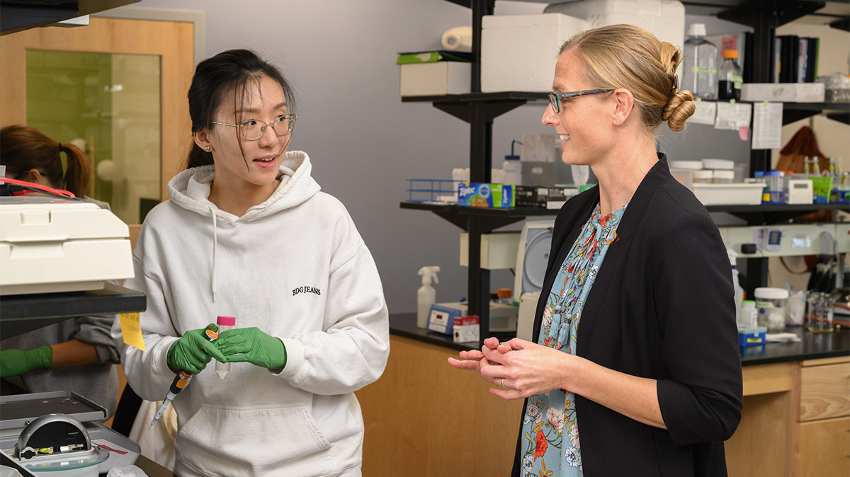 Qianqiao Liu and Beth Stadtmueller