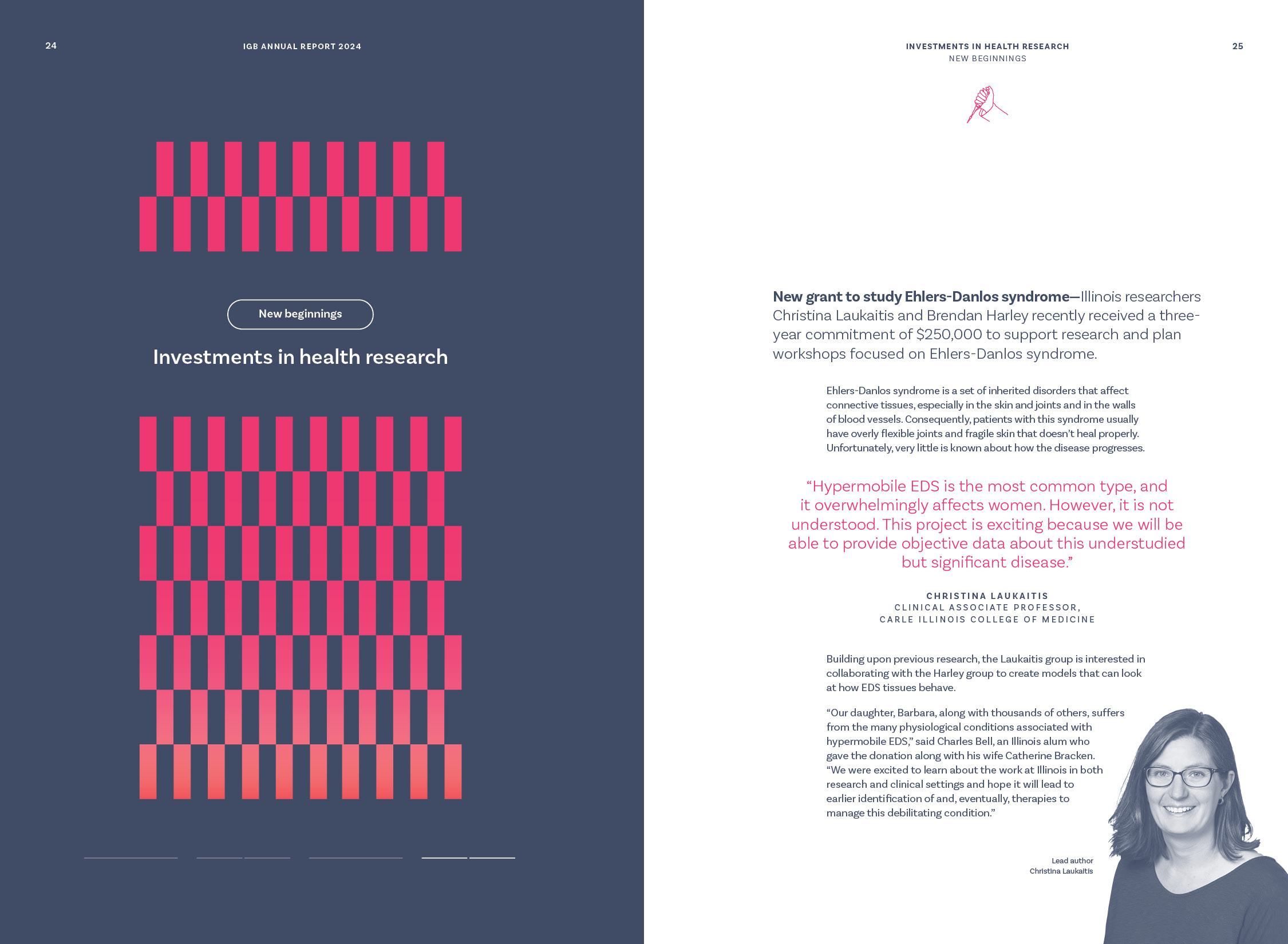 New beginnings stories, Investments in health research