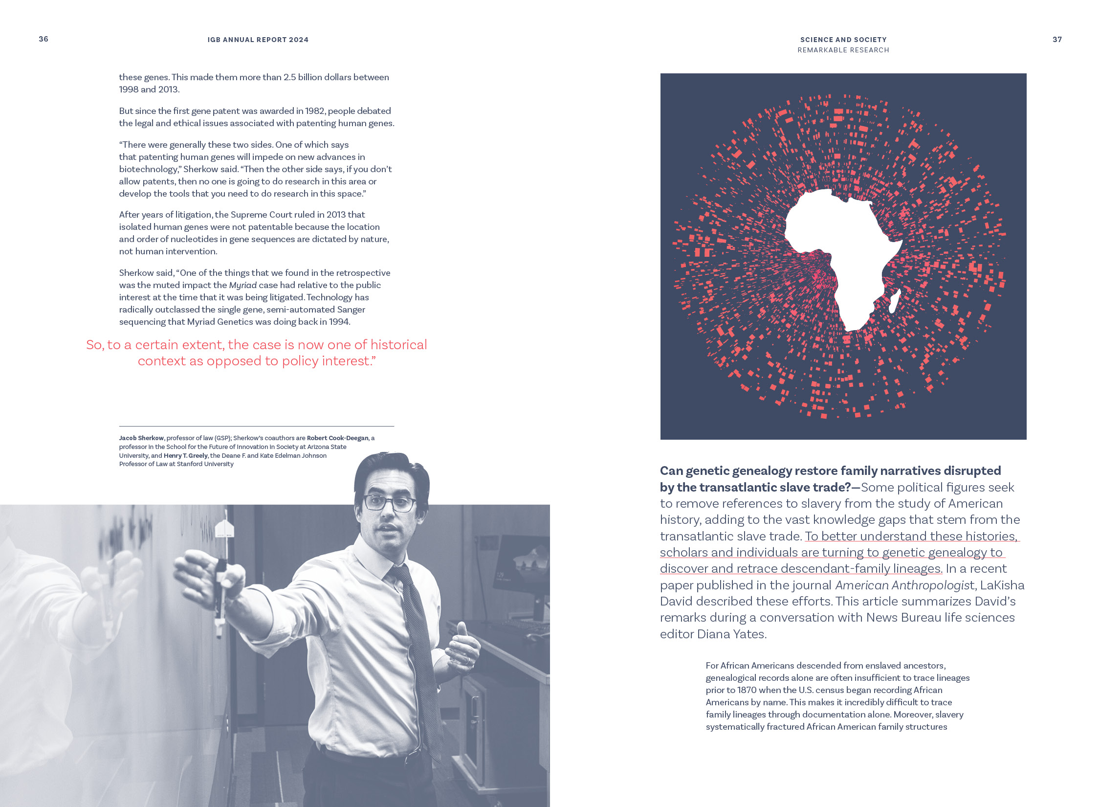 Remarkable Research stories, Science and society