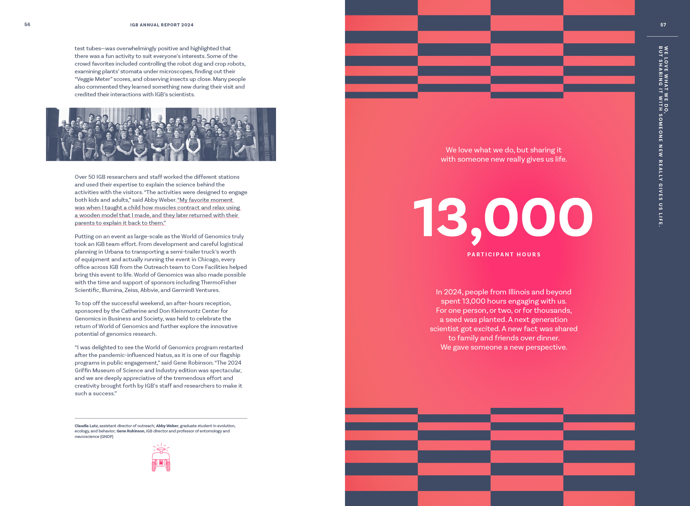 Connected communities stories, Science extravaganza for all ages