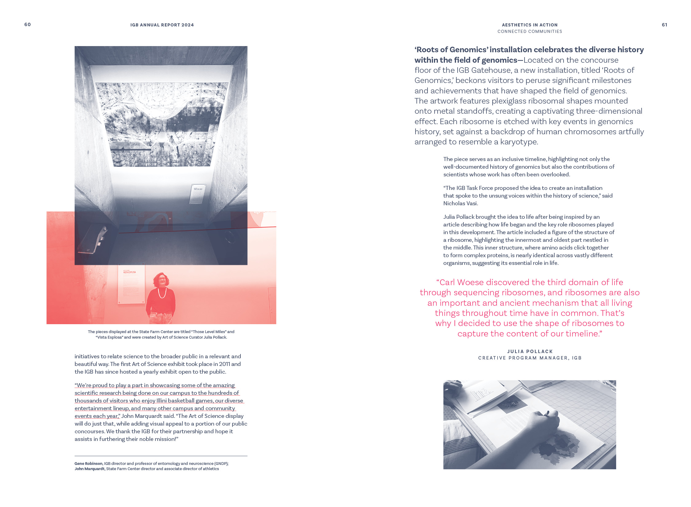 Connected communities stories, Aesthetics in action