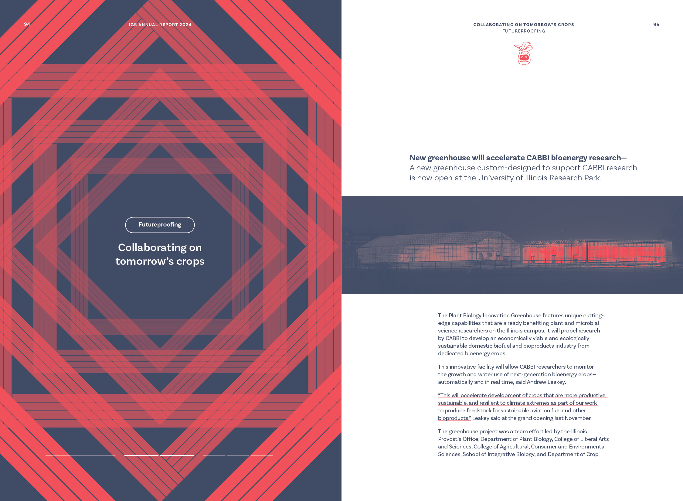 Futureproofing stories, Collaborating on tomorrow’s crops