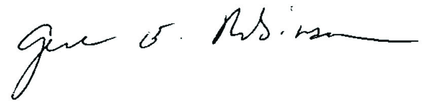Gene Robinson Signature