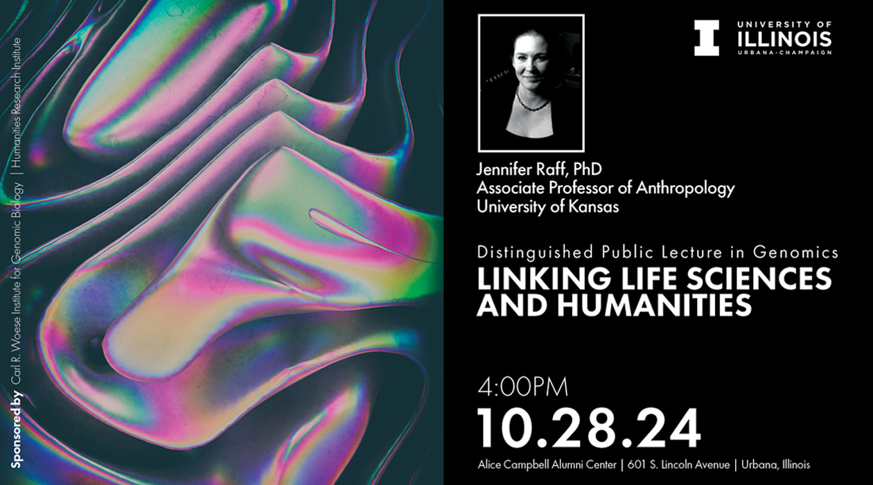 Anthropologist Jennifer Raff to give IGB-HRI Distinguished Public Lecture in Genomics