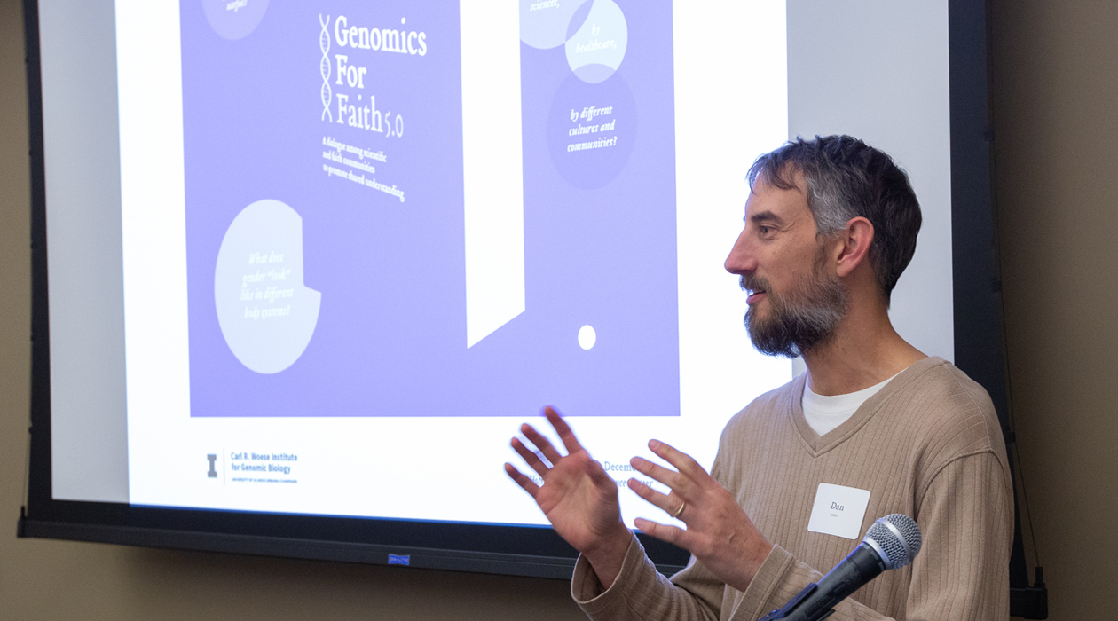 Regional Outreach Program Manager Dan Urban led discussions regarding gender at the latest Genomics for Faith workshop.